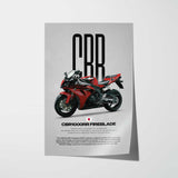 2004-2007 CBR1000RR Fireblade Motorcycle Poster