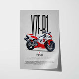 1998 YZF-R1 Motorcycle Poster