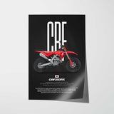2025 CRF250RX Motorcycle Poster