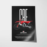 2025 CRF250RX Motorcycle Poster
