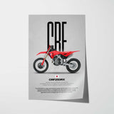 2025 CRF250RX Motorcycle Poster