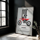 2025 CRF250RX Motorcycle Poster