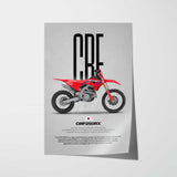 2023 CRF250RX Motorcycle Poster