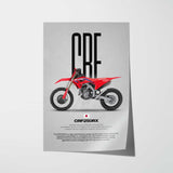 2023 CRF250RX Motorcycle Poster