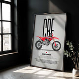 2024 CRF250RX Motorcycle Poster
