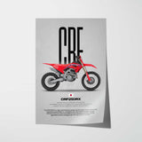 2022 CRF250RX Motorcycle Poster