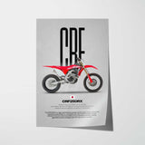 2021 CRF250RX Motorcycle Poster