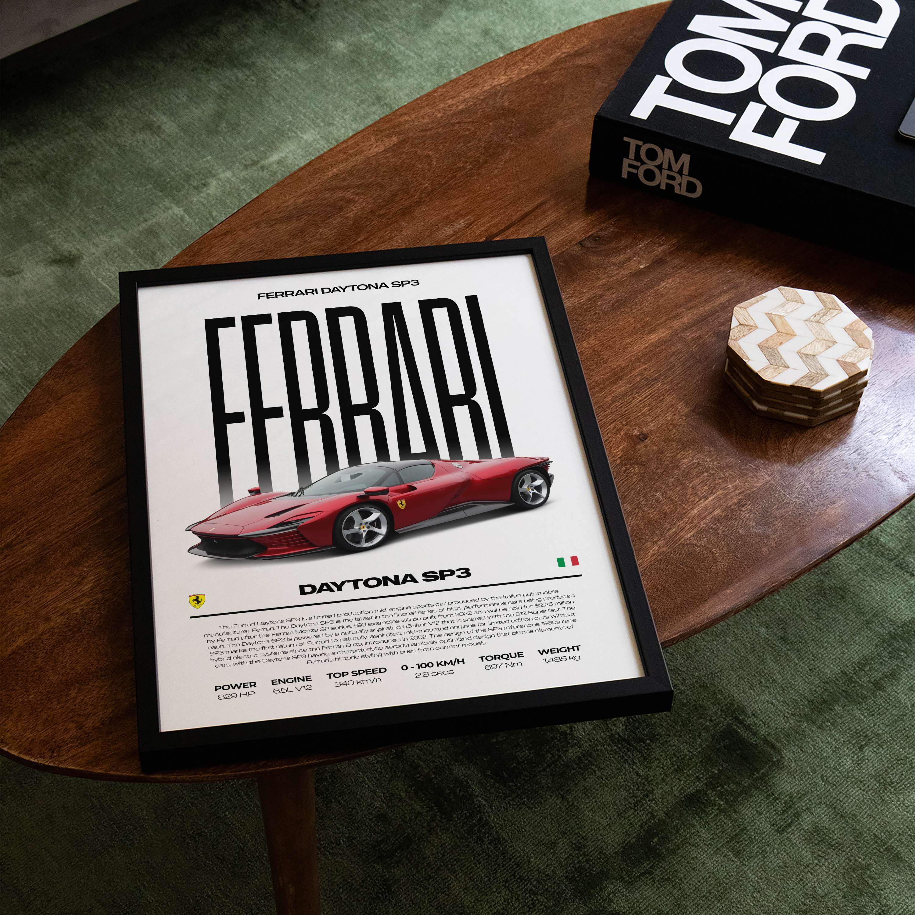 Ferrari Daytona SP3 Poster