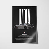Imola Car Poster