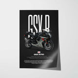 2018 GSX-R750 Motorcycle Poster