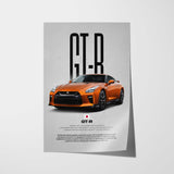 GT-R Car Poster
