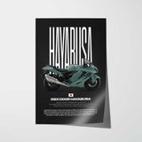2022-2026 GSX1300R Hayabusa Motorcycle Poster