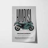 2022-2026 GSX1300R Hayabusa Motorcycle Poster