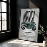 2022-2026 GSX1300R Hayabusa Motorcycle Poster