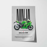 2021-2025 Ninja ZX-10RR Motorcycle Poster