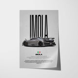 Imola Car Poster