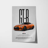 GT-R Car Poster