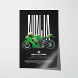 2021-2025 Ninja ZX-10RR Motorcycle Poster