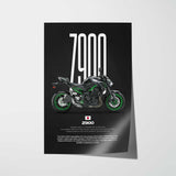2024 Z900 Motorcycle Poster