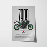 2024 Z900 Motorcycle Poster