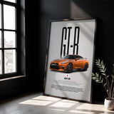 GT-R Car Poster