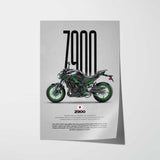2024 Z900 Motorcycle Poster