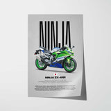 Ninja ZX-4RR Motorcycle Poster