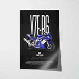 2000 YZF-R6 Motorcycle Poster