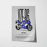 2000 YZF-R6 Motorcycle Poster