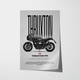 Thruxton TFC Motorcycle Poster