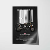 Thruxton TFC Motorcycle Poster