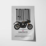 Thruxton TFC Motorcycle Poster