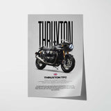 Thruxton TFC Motorcycle Poster