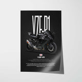 2023 YZF-R1 Motorcycle Poster