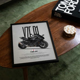 2023 YZF-R1 Motorcycle Poster