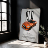 GT-R Car Poster