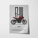 FZ-09 Motorcycle Poster