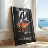GT-R Car Poster