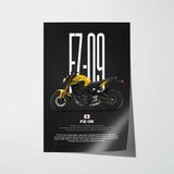 FZ-09 Motorcycle Poster