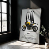 FZ-09 Motorcycle Poster