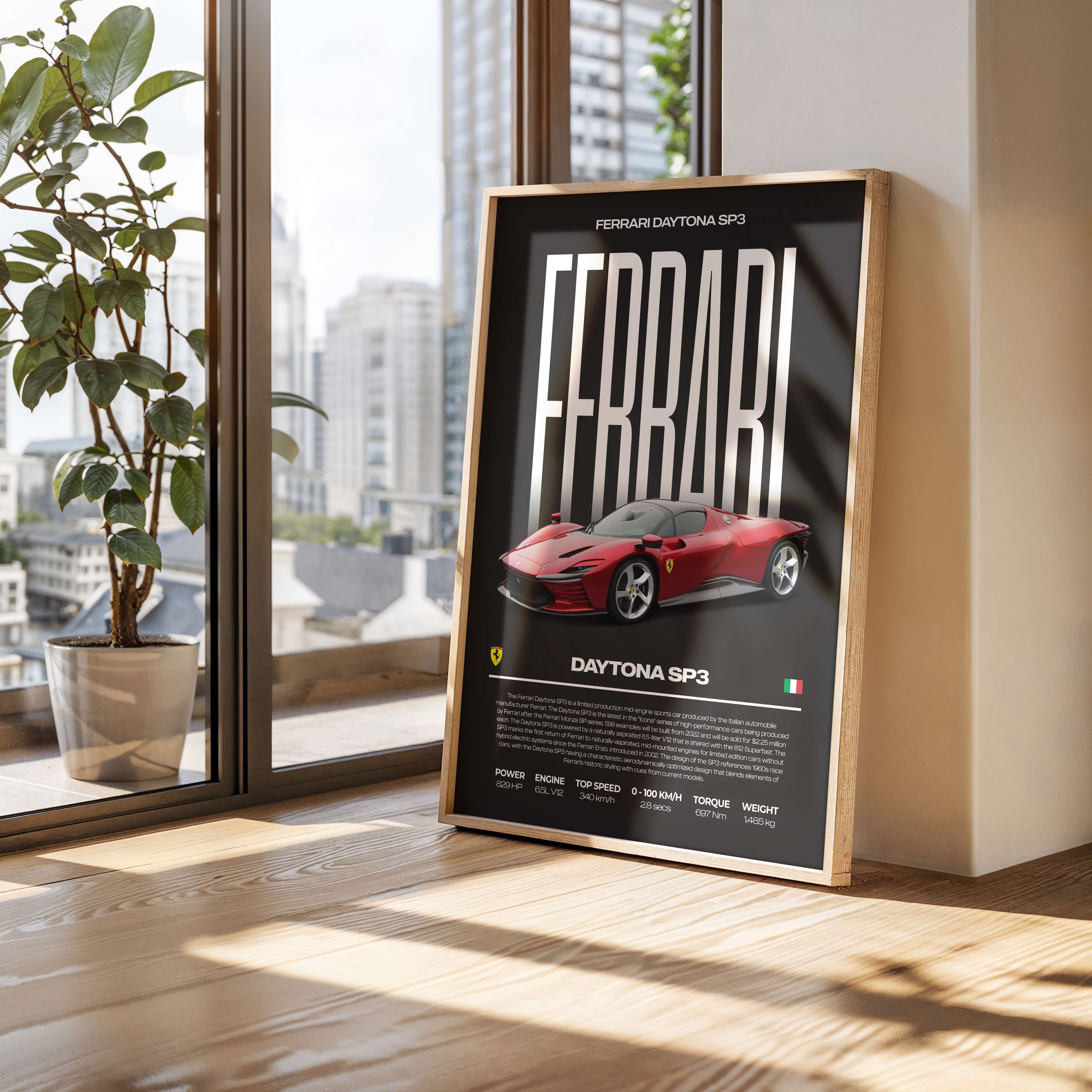 Ferrari Daytona SP3 Poster