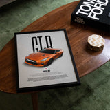 GT-R Car Poster