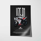 2009 YZF-R1 Motorcycle Poster