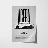 Agera R Car Poster