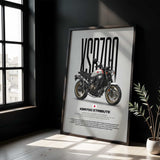 2019 XSR700 XTribute Motorcycle Poster