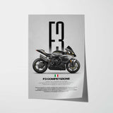 F3 Competizione Motorcycle Poster