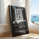 Agera R Car Poster