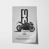 F3 RR Motorcycle Poster