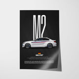 M2 F87 Car Poster