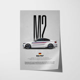 M2 F87 Car Poster